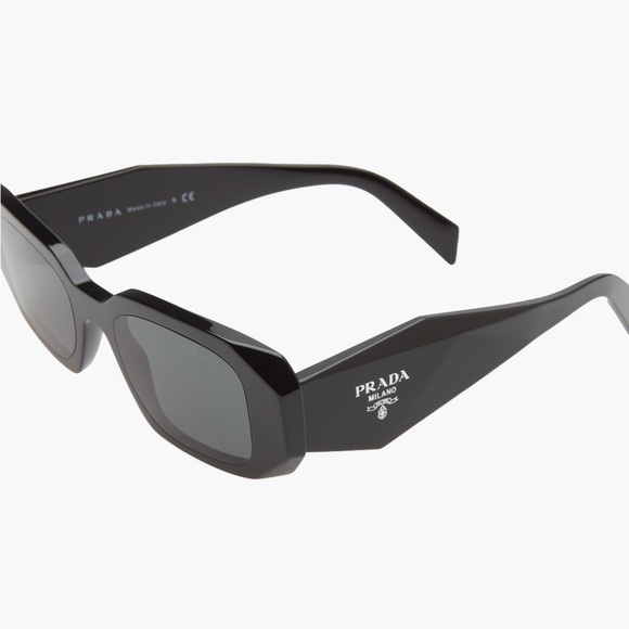 Prada Runway 49mm Rectangular Sunglasses - Picture 5 of 7